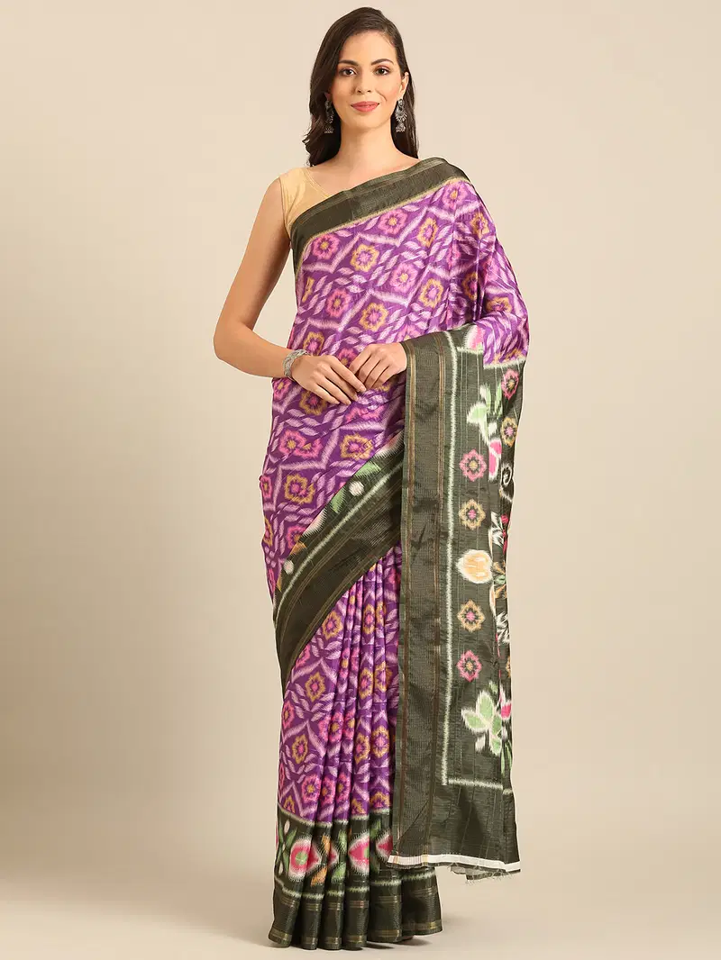 Manipuri Patola Handloom By Bunawat Designer Printed Sarees Wholesale Market In Surat